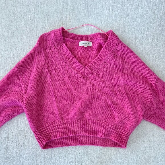 L'Space Hot Pink Icon Pullover - Picture 1 of 5